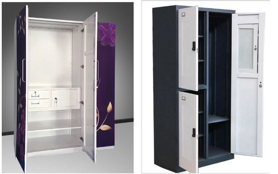 195cm Height ISO14001 Metal Clothing Cabinet