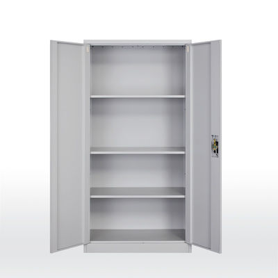 KD Office Steel Cupboard Double Door Metal Filing Cupboard 4 Shelf