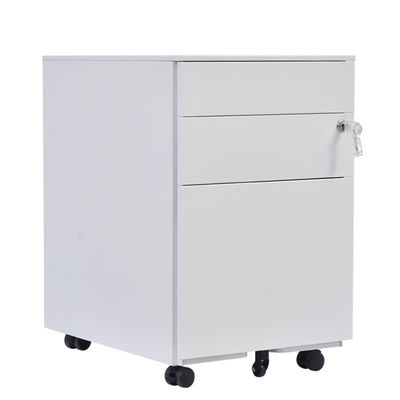 Modern Movable Office Storage Steel Mobile Pedestal 3 Drawers Metal Box Cabinet