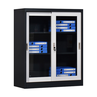Lockable Office Metal Cupboard Half Height Folding Steel File Cabinet
